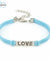 SUSENSTONE 1PC Braided Adjustable Leather Popular Bracelet Women Men Love Handmade Alloy Rope Charm Jewelry Weave Bracelet Gift